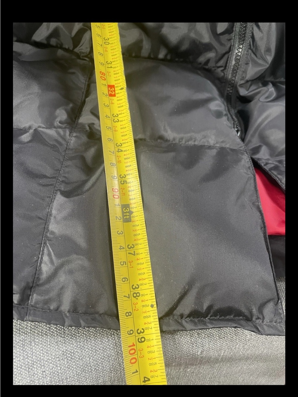 Tommy Jeans Extra Long Length Puffer Winter Jacket Women Black Size Medium - Picture 4 of 8